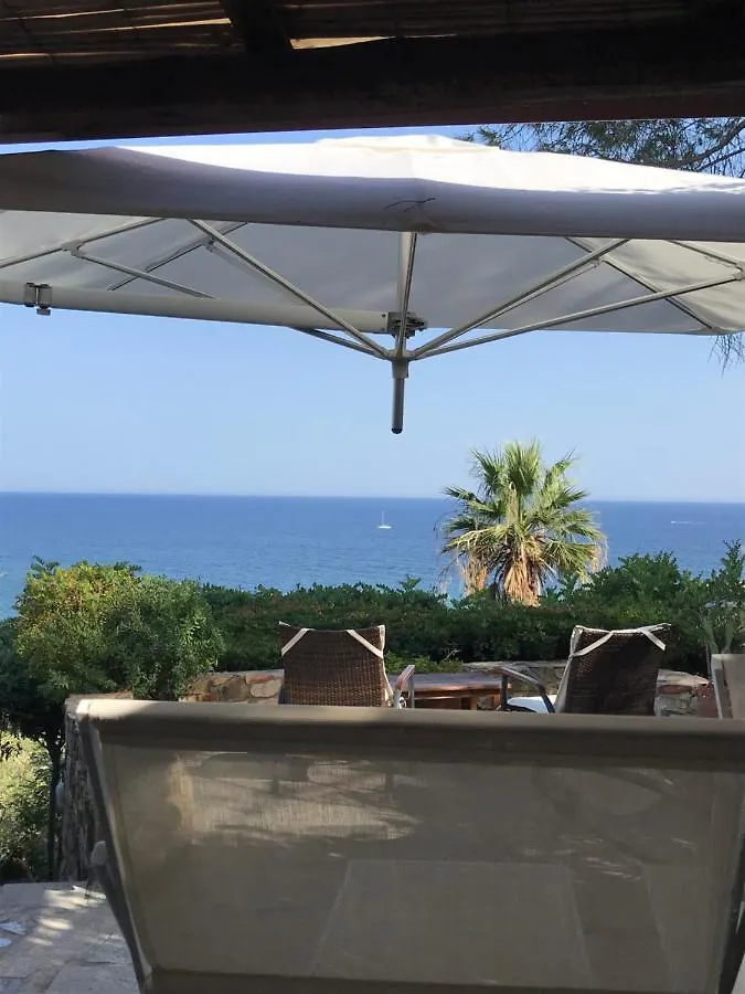 펜션 Domus Luna Apartment With Sea View 빌라시미우스 이탈리아